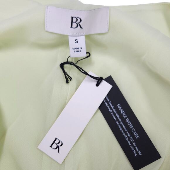 Banana Republic Serenade Silk Charmeuse V Neck Slip Maxi Dress Frosted Celery S - Picture 6 of 11